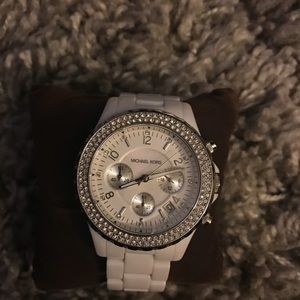 white Michael Kors Acrylic Watch !